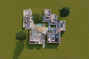 Home tucked in the secondary forest in an amenity filled project