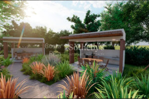 Home tucked in the secondary forest in an amenity filled project