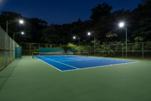 Colonial Estate with Tennis Court on 7 Acres