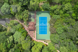 Colonial Estate with Tennis Court on 7 Acres