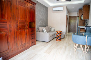 Premium studio steps from the sea