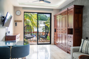 Premium studio steps from the sea