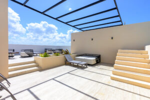 Exclusive oceanfront retreat on Yucatan coast