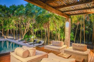 Secret beachfront retreat in Sian Kaan