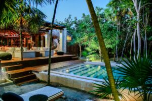 Secret beachfront retreat in Sian Kaan