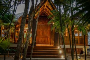 Secret beachfront retreat in Sian Kaan