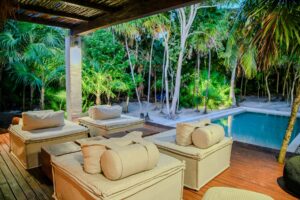 Secret beachfront retreat in Sian Kaan