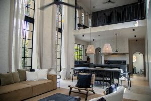 Luxury penthouse, refined interior design