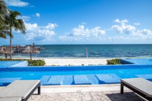 Caribbean Oceanfront Residence with Isla Mujeres Views
