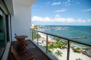 Caribbean Oceanfront Residence with Isla Mujeres Views