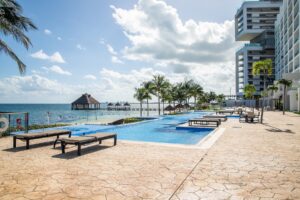 Caribbean Oceanfront Residence with Isla Mujeres Views