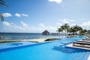 Caribbean Oceanfront Residence with Isla Mujeres Views