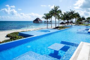 Caribbean Oceanfront Residence with Isla Mujeres Views