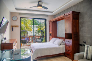 Premium studio steps from the sea