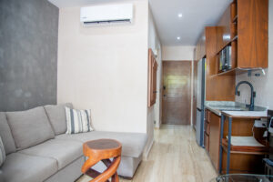 Premium studio steps from the sea