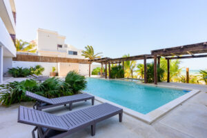 Exclusive oceanfront retreat on Yucatan coast