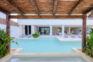 Exclusive oceanfront retreat on Yucatan coast