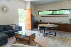 Unique investment building with three units and rooftop terrace.