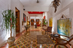 Private modern colonial estate with lush gardens in Mérida’s Historic Center