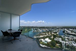 Exclusive Residence at SLS Harbour Puerto Cancún with Caribbean Sea Views
