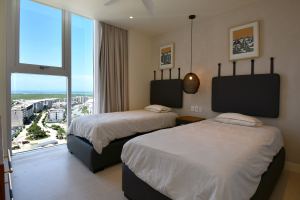 Exclusive Residence at SLS Harbour Puerto Cancún with Caribbean Sea Views