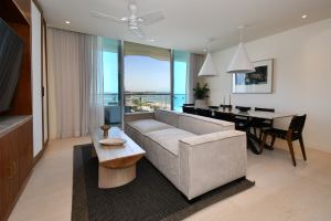 Exclusive Residence at SLS Harbour Puerto Cancún with Caribbean Sea Views
